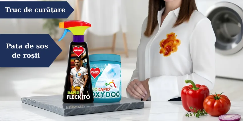🍅👕Cum elimini petele de sos de roșii de pe hainele albe?